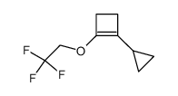 1-Cyclopropyl-2-(2,2,2-trifluorethoxy)-1-cyclobuten Structure