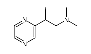 dimethyl-(2-pyrazin-2-yl-propyl)-amine结构式