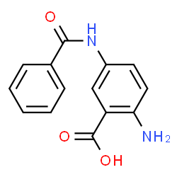 Benzoic acid, 2-amino-5-benzamido- (5CI) Structure