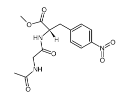 acetyl-Gly-Phe(NO2)-OMe Structure