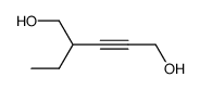 4-ethyl-pent-2-yne-1,5-diol结构式