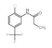 N-[2-chloro-5-(trifluoromethyl)phenyl]propanamide Structure