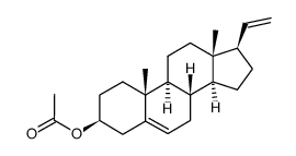 3-O-acetylpregna-5,20-dien-3β-ol Structure