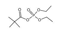 diethyl pivaloyl phosphate Structure
