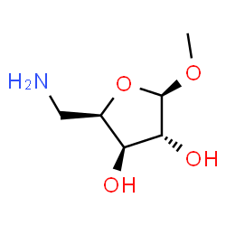 beta-D-Xylofuranoside, methyl 5-amino-5-deoxy- (9CI) Structure