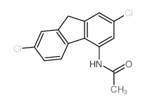 N-(2,7-Dichlorofluoren-4-yl)acetamide Structure