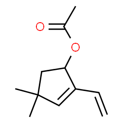 2-Cyclopenten-1-ol,2-ethenyl-4,4-dimethyl-,acetate(9CI) Structure