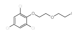 1,3,5-trichloro-2-[2-(2-iodoethoxy)ethoxy]benzene Structure