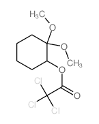 Acetic acid,2,2,2-trichloro-, 2,2-dimethoxycyclohexyl ester picture