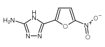 1H-1,2,4-Triazol-5-amine, 3-(5-nitro-2-furyl)- Structure