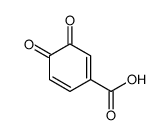 1,5-Cyclohexadiene-1-carboxylicacid,3,4-dioxo-(7CI,9CI) structure