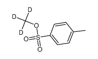 对甲苯磺酸甲酯-D3结构式