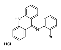 N-(2-bromophenyl)acridin-9-amine,hydrochloride Structure