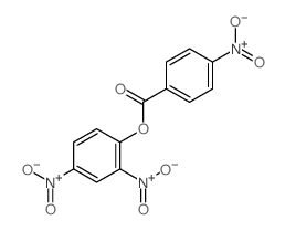 Phenol, 2,4-dinitro-,1-(4-nitrobenzoate)结构式