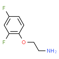 Ethanamine, 2-(2,4-difluorophenoxy)- (9CI) structure