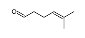 4-Hexenal, 5-methyl-结构式