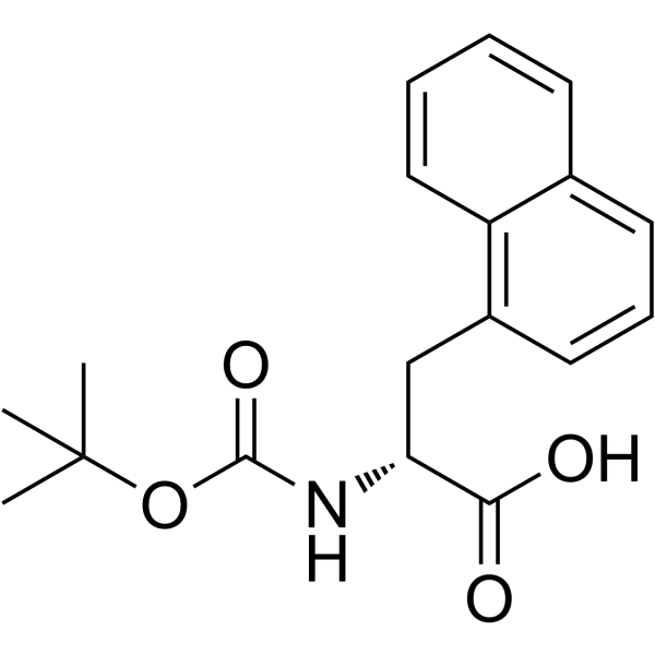 Boc-3-(1-萘基)-D-丙氨酸图片