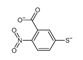 3-carboxylate-4-nitrothiophenoxide ion结构式