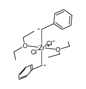 Zr(benzyl)2Cl2(Et2O)2 Structure