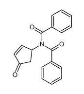 4-(N,N-dibenzoylamino) cyclopentenone结构式