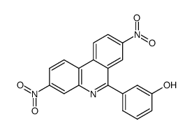 3-(3,8-dinitrophenanthridin-6-yl)phenol Structure