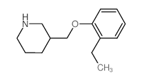Piperidine, 3-[(o-ethylphenoxy)methyl]- (8CI) Structure