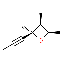 Oxetane, 2,3,4-trimethyl-2-(1-propynyl)-, (2alpha,3alpha,4alpha)- (9CI) Structure