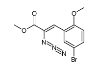 methyl 2-azido-3-(5-bromo-2-methoxyphenyl)acrylate Structure