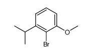 2-bromo-1-isopropyl-3-methoxybenzene Structure