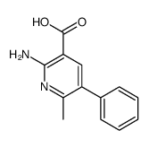 2-amino-6-methyl-5-phenylpyridine-3-carboxylic acid Structure