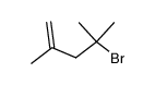 4-bromo-2,4-dimethyl-pent-1-ene Structure