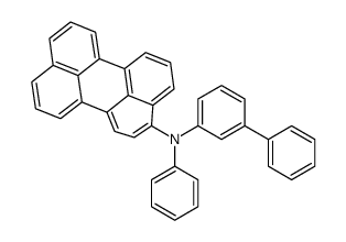 N-phenyl-N-(3-phenylphenyl)perylen-3-amine结构式