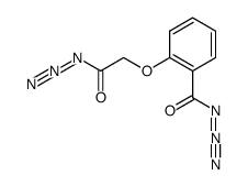 2-azidocarbonylmethoxy-benzoyl azide Structure