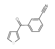 3-(3-CYANOBENZOYL)THIOPHENE Structure