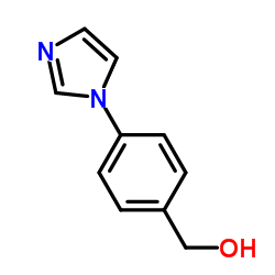 4-(1H-咪唑-1-基)苯甲醇结构式