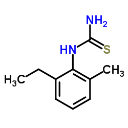 1-(2-Ethyl-6-methylphenyl)thiourea结构式