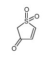 3-Oxo-2,3-dihydrothiophene 1,1-dioxide结构式