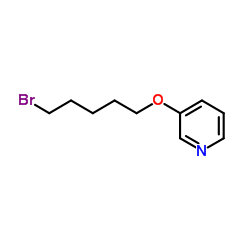 3-[(5-Bromopentyl)oxy]pyridine Structure