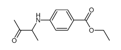 4-(1-methyl-2-oxo-propylamino)-benzoic acid ethyl ester结构式