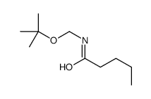 N-[(2-methylpropan-2-yl)oxymethyl]pentanamide结构式