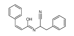 N-(1-cyano-2-phenylethyl)-3-phenylprop-2-enamide结构式