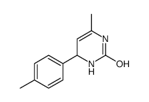 6-methyl-4-(4-methylphenyl)-3,4-dihydro-1H-pyrimidin-2-one Structure