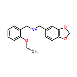 1-(1,3-Benzodioxol-5-yl)-N-(2-ethoxybenzyl)methanamine Structure