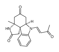 (3aS*R*,6aS*R*,11bS*R*)-3a,6,6a,7-Tetrahydro-3a-methyl-7-(3-oxo-1-butenyl)-1H-pyrrolo[2,3-d]carbazol-2(3H),5(4H)-dion结构式