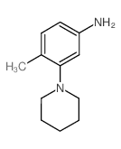 4-METHYL-3-PIPERIDIN-1-YL-PHENYLAMINE structure
