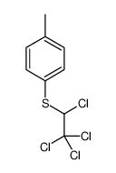 1-methyl-4-(1,2,2,2-tetrachloroethylsulfanyl)benzene Structure