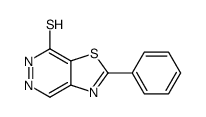2-phenyl-6H-[1,3]thiazolo[4,5-d]pyridazine-7-thione结构式