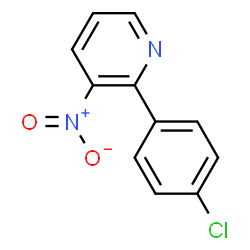 2-(4-Chlorophenyl)-3-nitropyridine picture