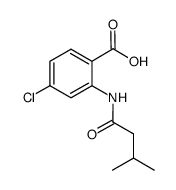 4-chloro-2-(3-methylbutanamido)benzoic acid结构式