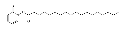 Octadecanoic acid, 2-thioxo-1(2H)-pyridinyl ester结构式